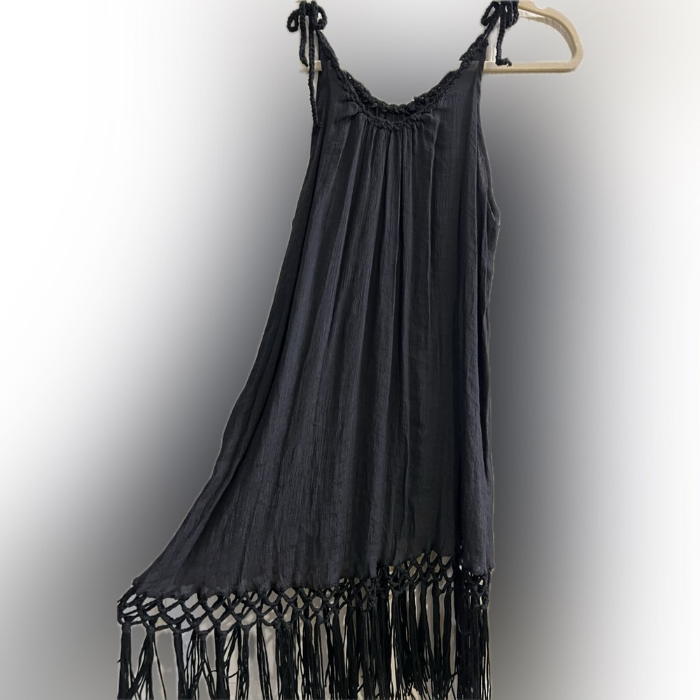 Fringe Beach Dress / cover-up